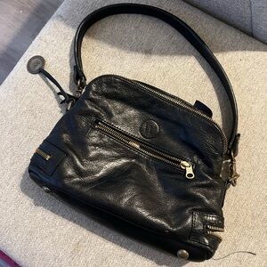 Black Leather Women's Bag